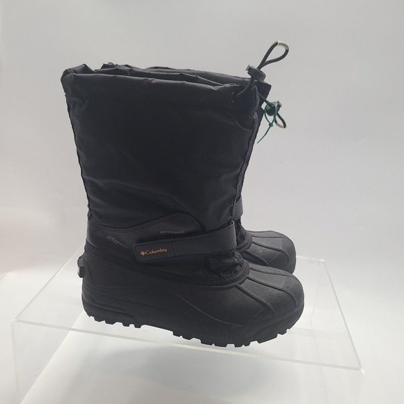 Columbia Boots Youth Unisex Black Size 6Y Boys‎ Girls Winter Snow BY1324-012